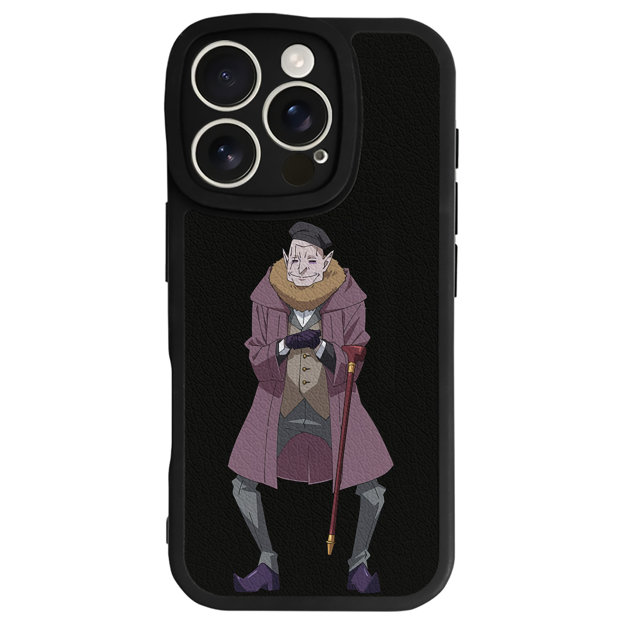 （画像用） 転スラ Regarding Reincarnated to Slime 【iPhone 16シリーズ対応】シリコンスマホケース（レザー調） 材質：シリコン